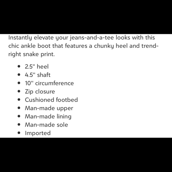 Coconuts by Matisse Helga Snake Print Booties 6.5 - Picture 8 of 8